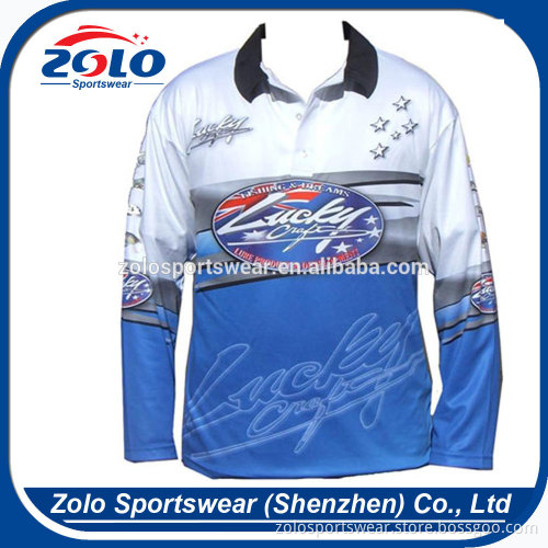 Men's Custom Fishing Shirt With Sublimation Printing